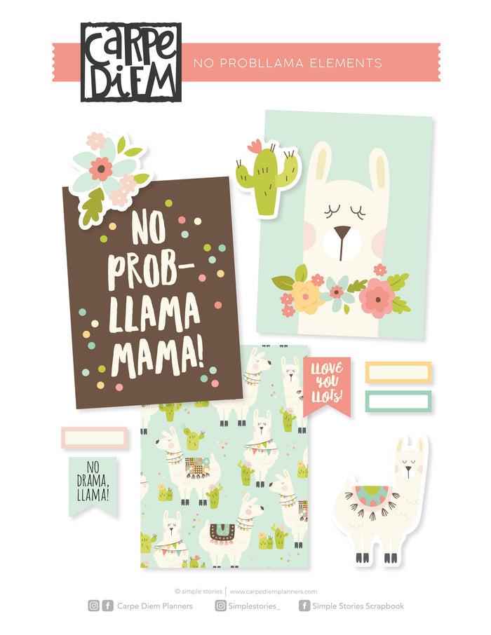 carpe diem No ProbLlama Printables - Elements