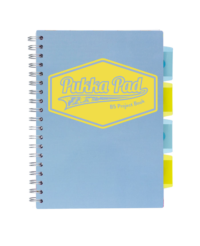 Carpe Diem Pastel B5 5-subject Notebook -3 Pack