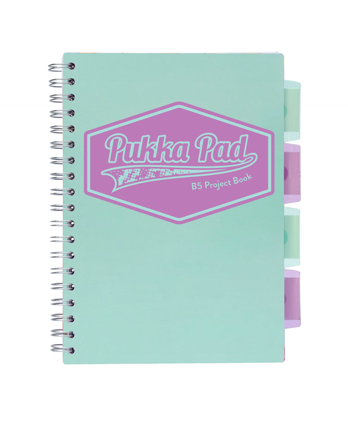 Carpe Diem Pastel B5 5-subject Notebook -3 Pack