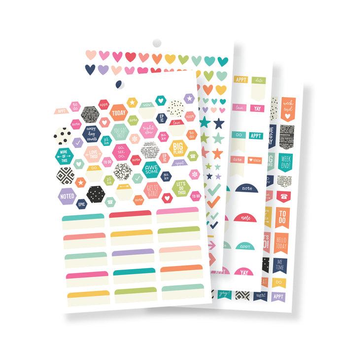 Carpe Diem Planner Basics A5 Sticker Tablet