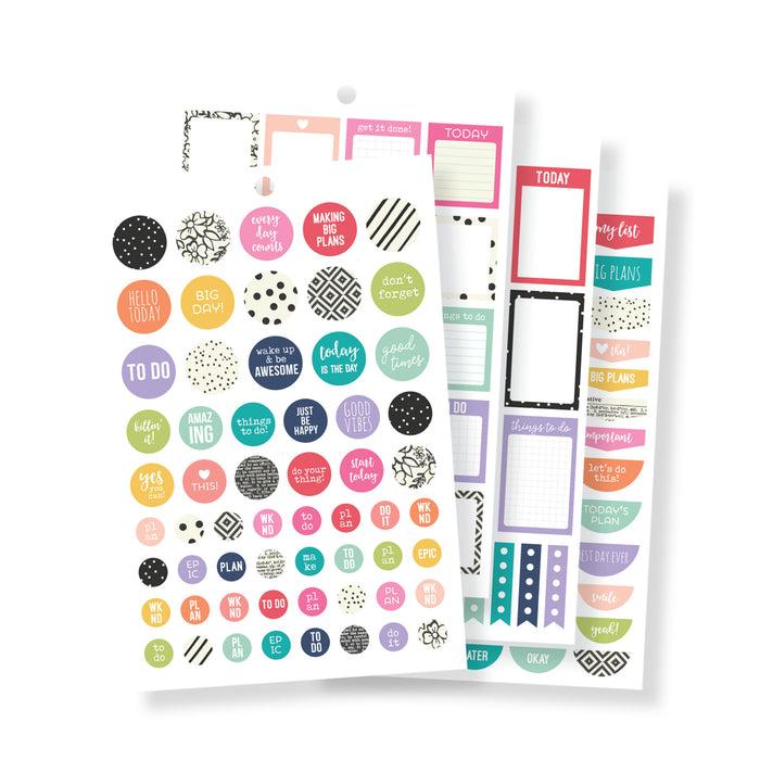 Carpe Diem Planner Basics A5 Sticker Tablet