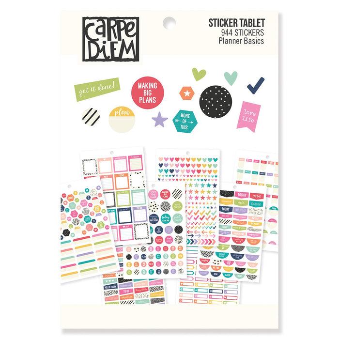 carpe diem Planner Basics A5 Sticker Tablet