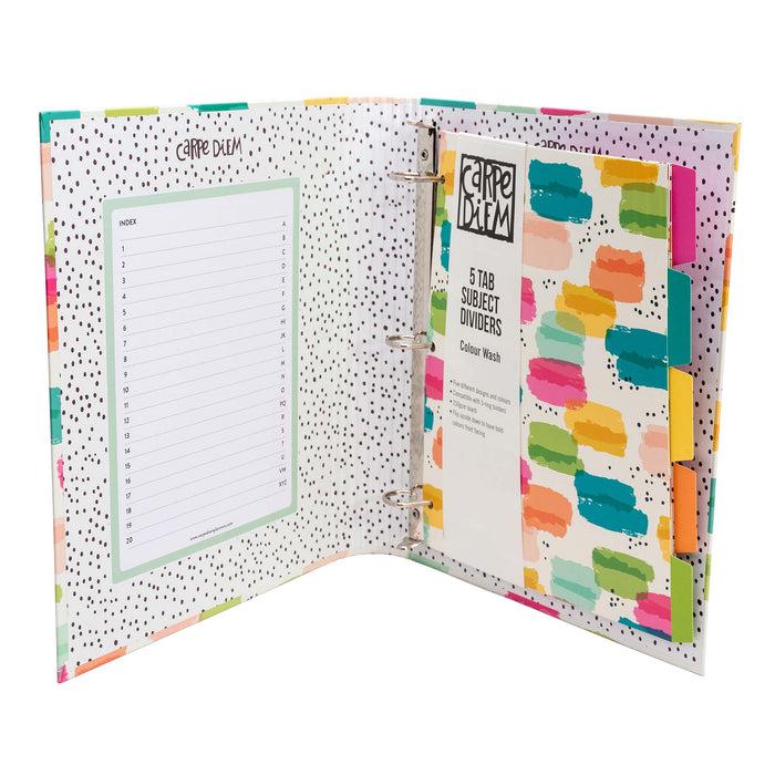 Carpe Diem Carpe Diem Preloaded Rollbound Colorwash Binder