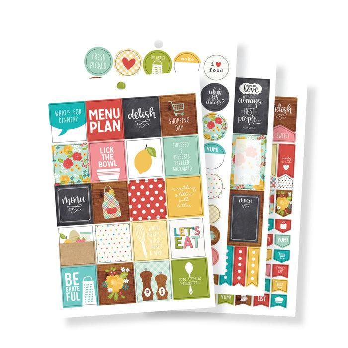 Carpe Diem Recipe A5 Sticker Tablet