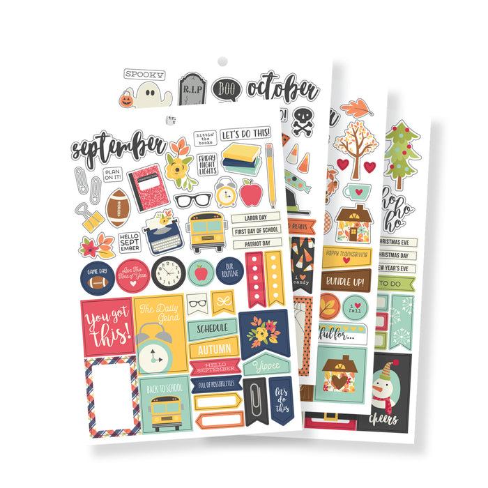 Carpe Diem Seasons A5 Sticker Tablet