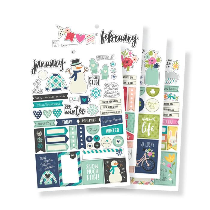 Carpe Diem Seasons A5 Sticker Tablet