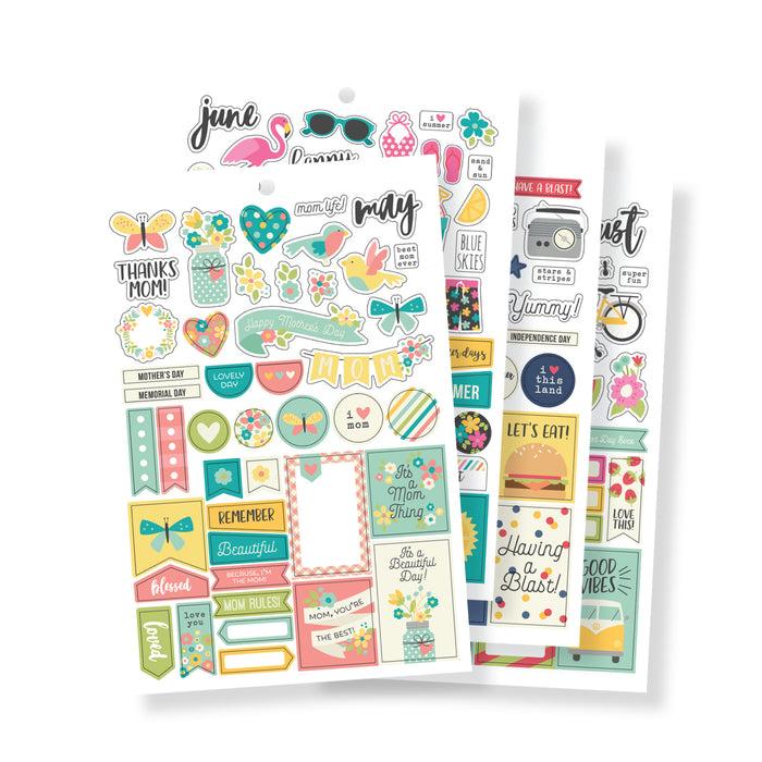 Carpe Diem Seasons A5 Sticker Tablet