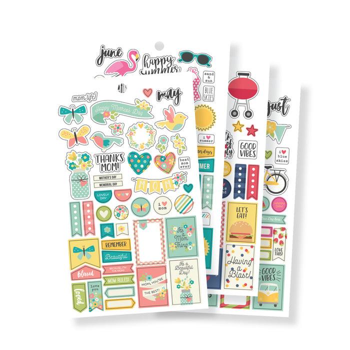 Carpe Diem Seasons Mini Sticker Tablet