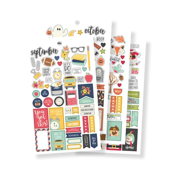 Carpe Diem Seasons Mini Sticker Tablet