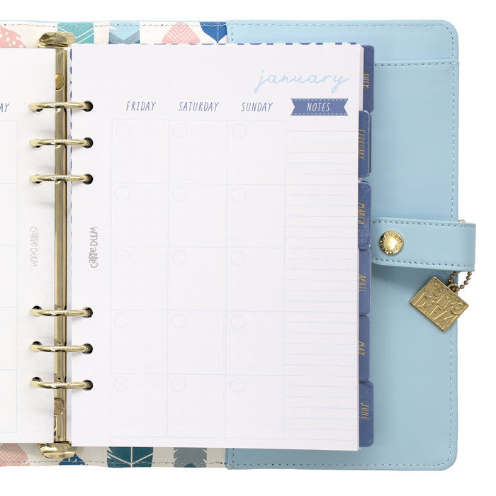 Carpe Diem Sky Blue A5 Planner Box Set