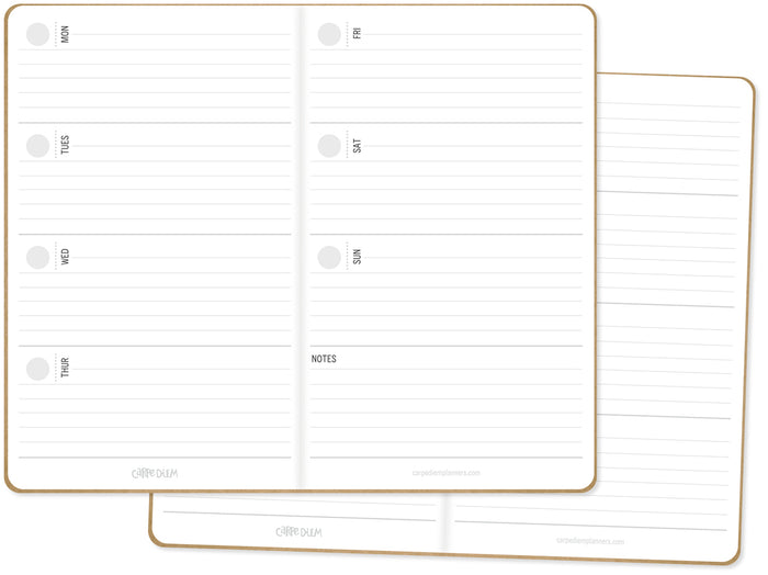Carpe Diem Weekly Traveler's Notebook Inserts