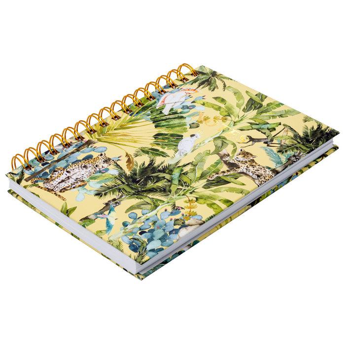 Carpe Diem Carpe Diem X La Papelaria Hard Cover Spiral Notebook In Tiger Print