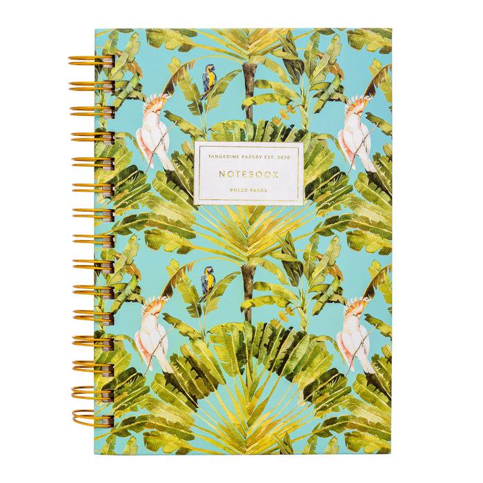 carpe diem Carpe Diem x La Papelaria Hard Cover Spiral Notebook in Tropical Print
