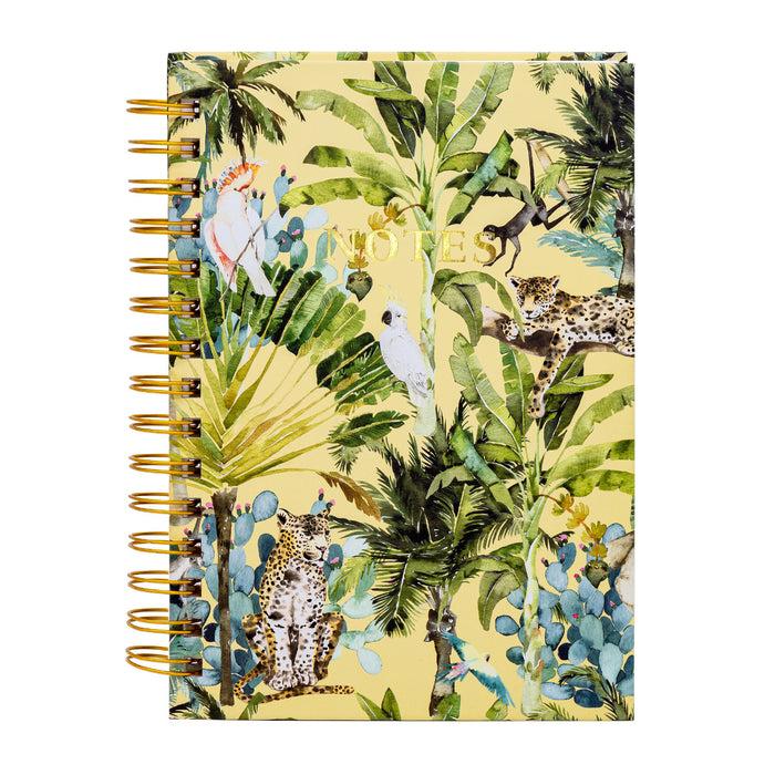carpe diem Carpe Diem x La Papelaria Hard Cover Spiral Notebook in Tiger Print
