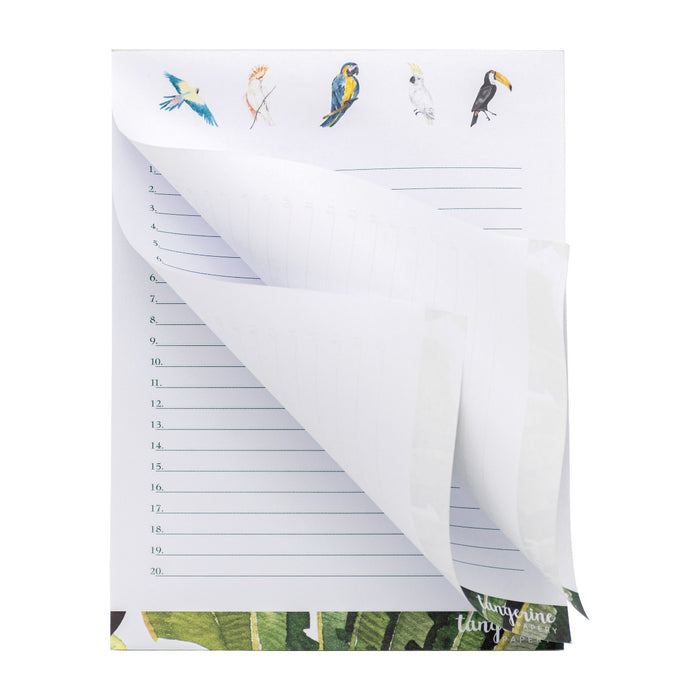 Carpe Diem Carpe Diem X La Papelaria Large Notepad In Birds