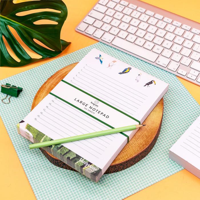 Carpe Diem Carpe Diem X La Papelaria Large Notepad In Birds