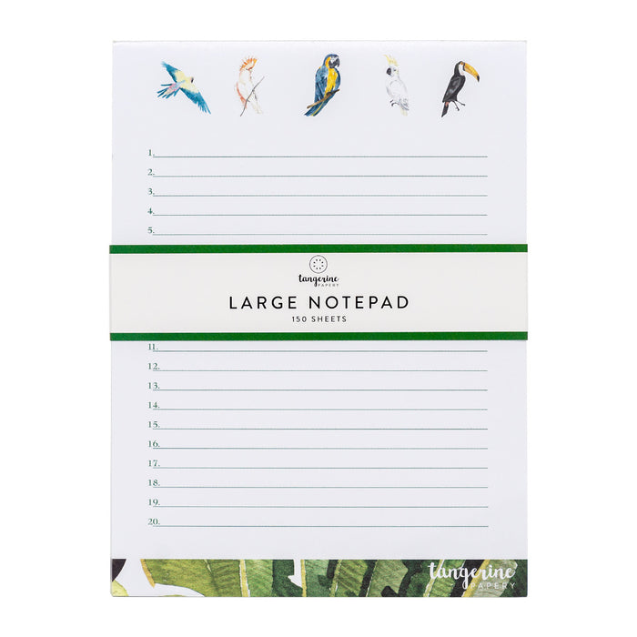 carpe diem Carpe Diem x La Papelaria Large Notepad in Birds