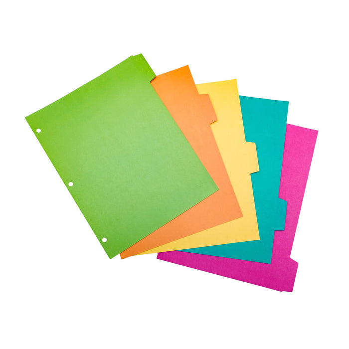 Carpe Diem Color Wash 5-Subject Reversible Dividers