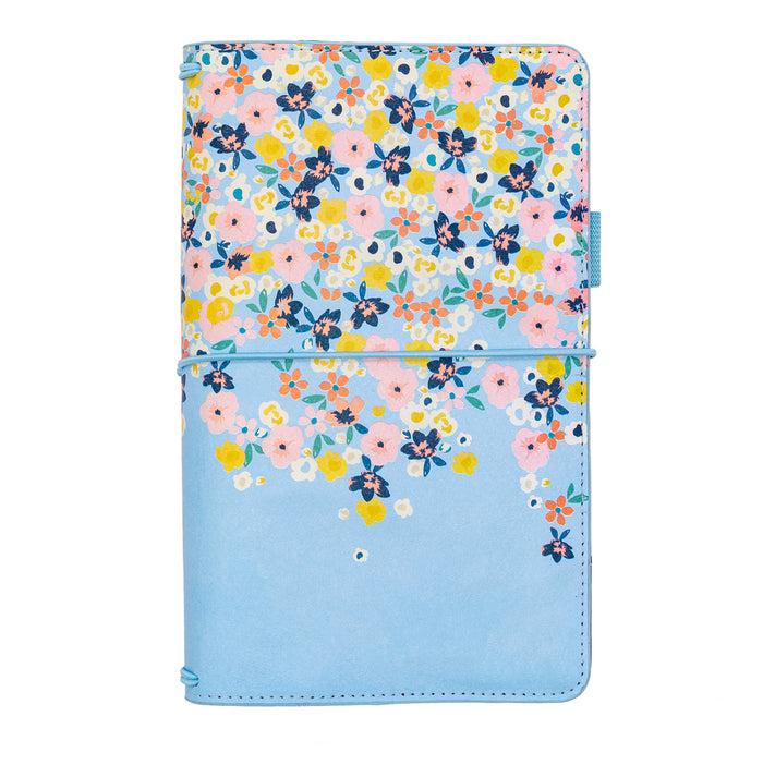 Carpe Diem Ditsy Floral Traveler's Notebook With Inserts