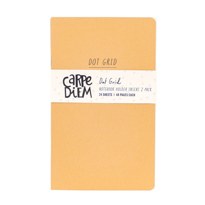 carpe diem Dot Grid Travelers Notebook Insert - Pack of 2