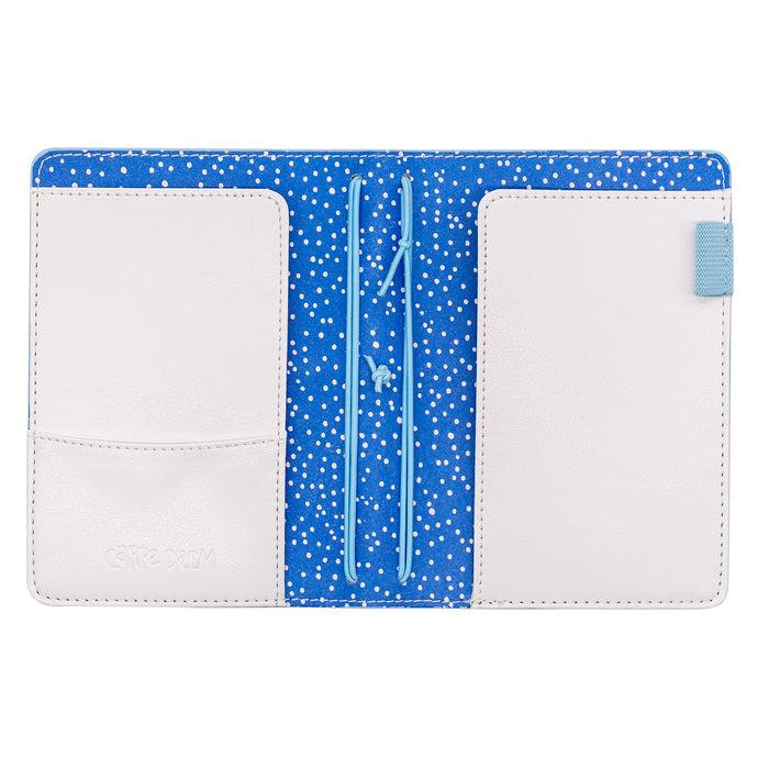 Carpe Diem Feathers A6 Notebook And Passport Holder