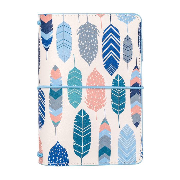carpe diem Feathers A6 Notebook and Passport Holder