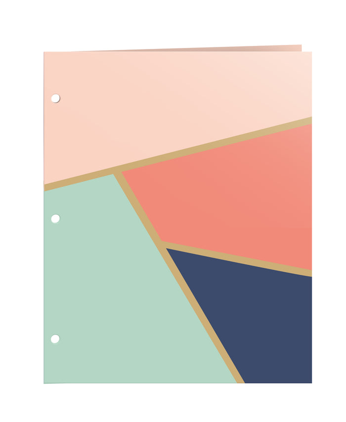 Carpe Diem Floral Love Pocket Portfolio - Assorted Pack Of 6