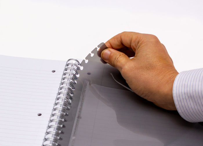 Carpe Diem Metallic Green Letter Sized Subject Divider Notebook - Pack Of 3