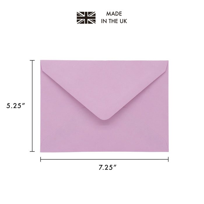 Carpe Diem Pastel Coloured Assorted A7 Envelopes - Pack Of 25
