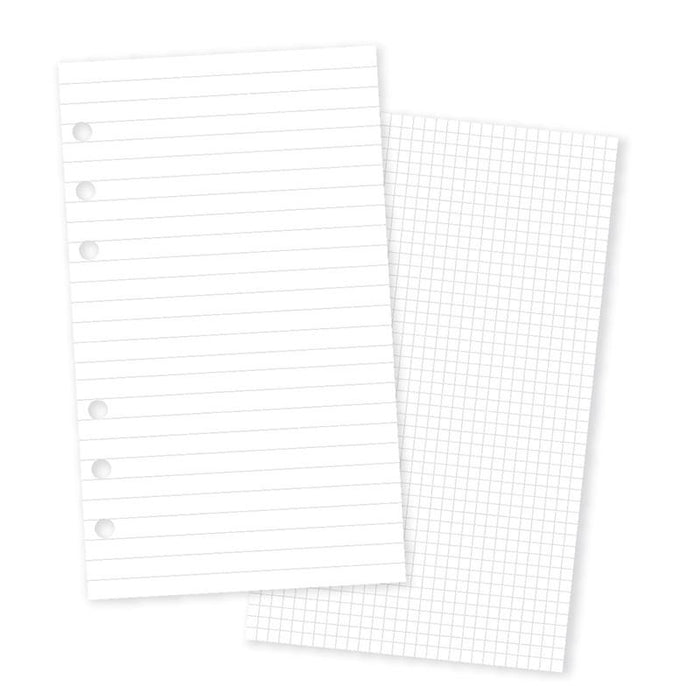 carpe diem Personal Planner Basic Inserts- Lined and Grid