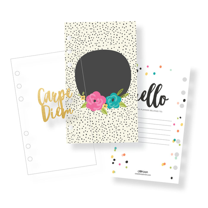 Carpe Diem Personal Planner Good Vibes Monthly Inserts