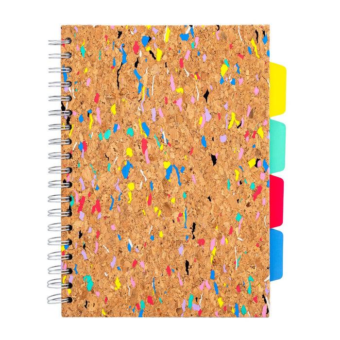 Carpe Diem Pukka Planet Cork Subject Divider Notebook