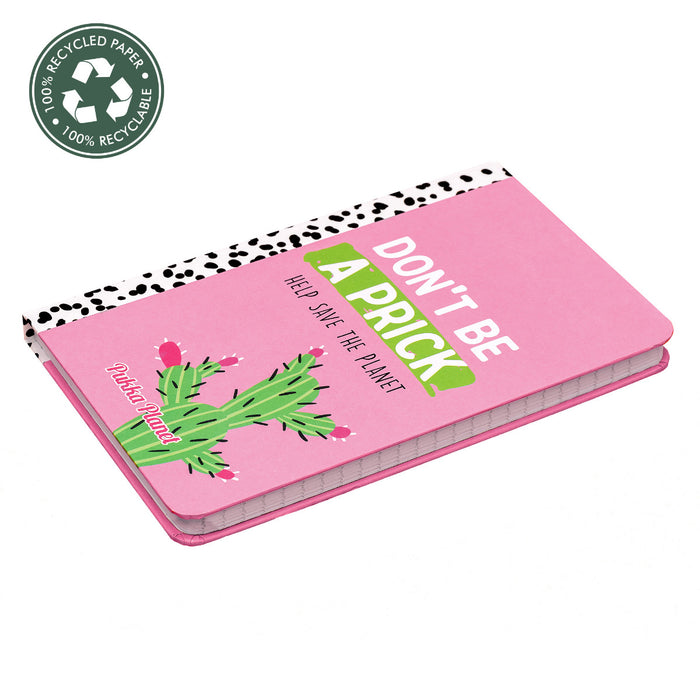 Carpe Diem Pukka Planet Soft Cover Notebook "Don't Be A Prick"