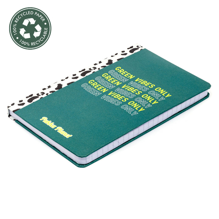 Carpe Diem Pukka Planet Soft Cover Notebook "Green Vibes Only"