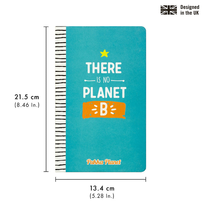 Carpe Diem Pukka Planet Soft Cover Notebook "There Is No Planet B”