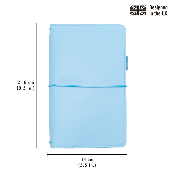 Carpe Diem Sky Blue Traveler's Notebook With Inserts