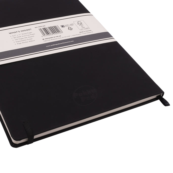 Carpe Diem Soft Cover Letter Size Notebook College Ruled In Black