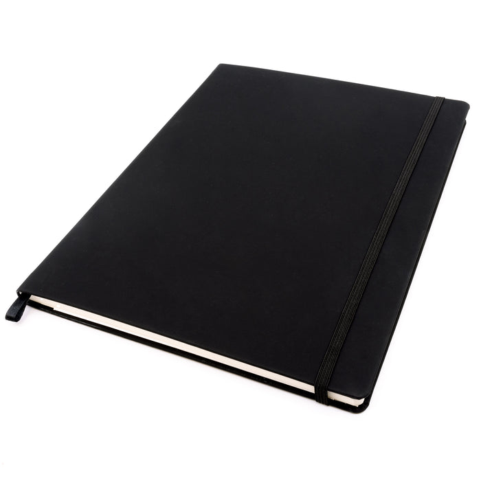 Carpe Diem Soft Cover Letter Size Notebook College Ruled In Black