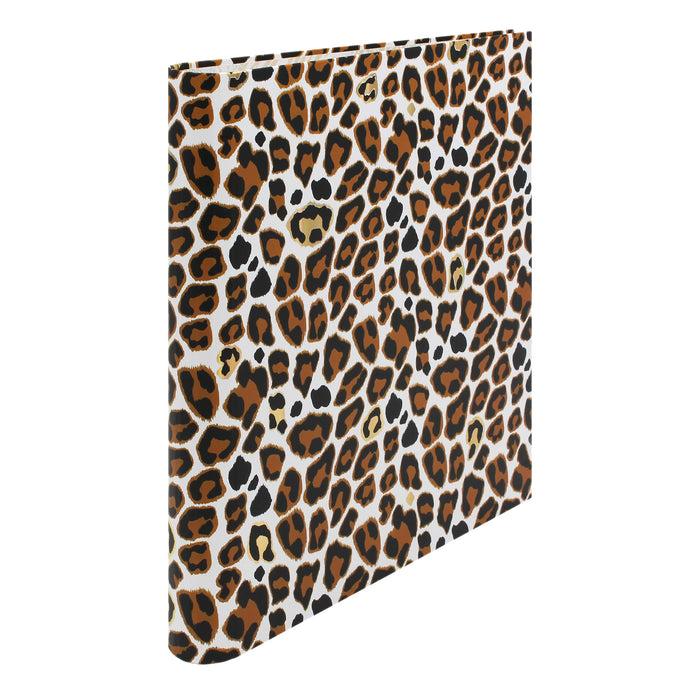 carpe diem Wild Leopard Print Rollbound Binder Preloaded 3-Ring