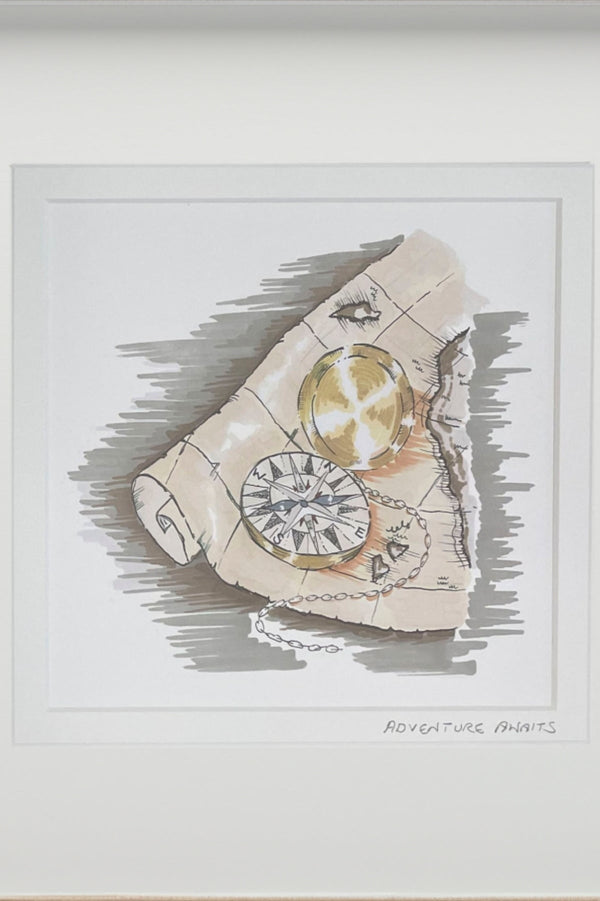 Carraig Donn Adventure Awaits Large Framed Art Print