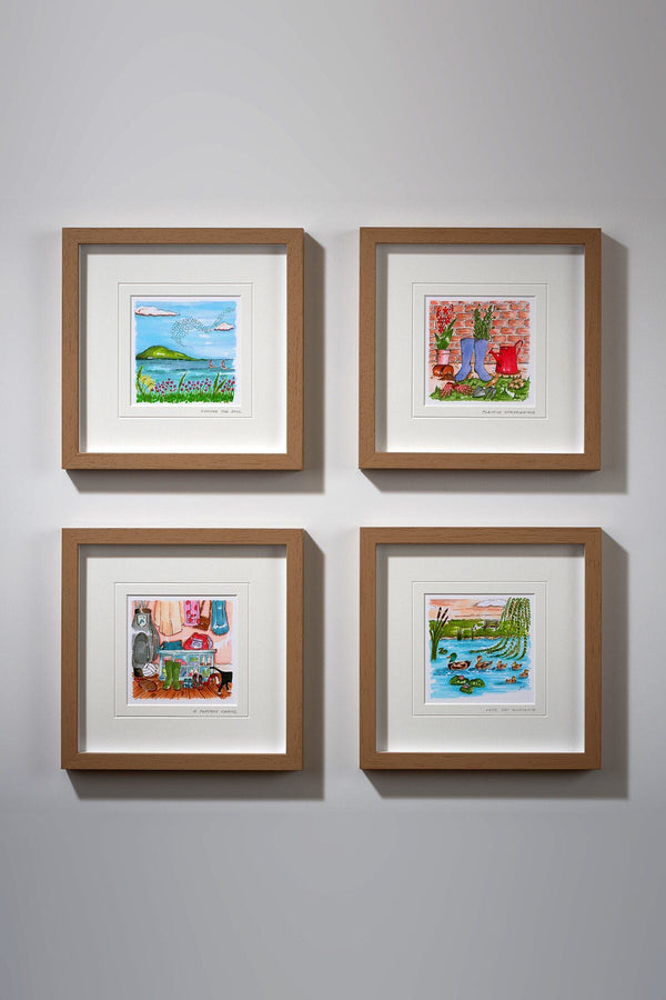 Carraig Donn Adventure Awaits Large Framed Art Print