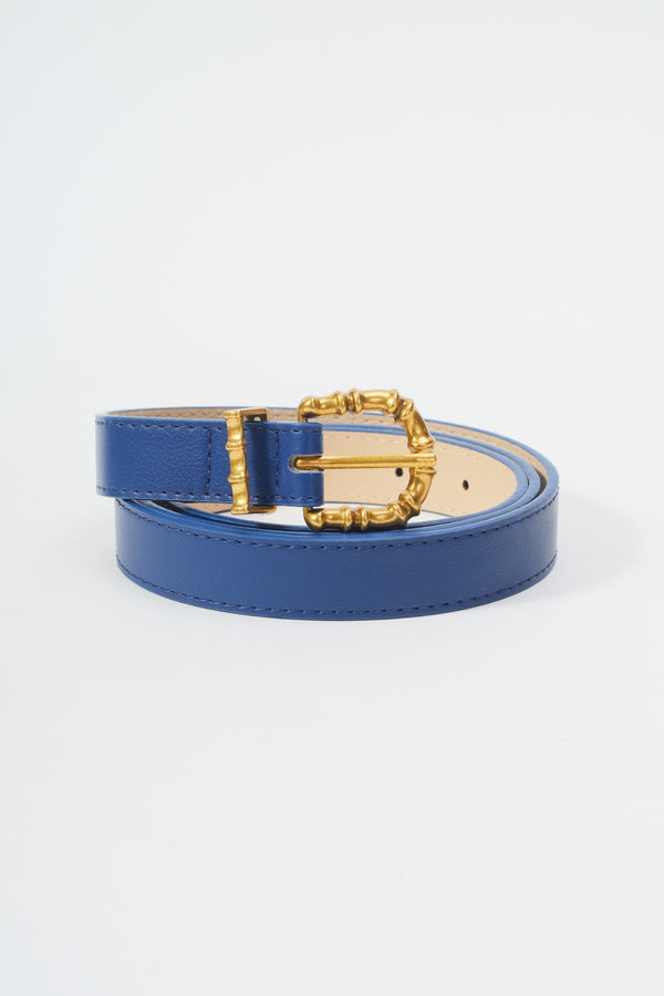 carraig donn Blue Gold Buckle Classic Belt - Size M/L
