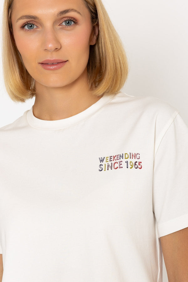 Carraig Donn 1965 Logo T-Shirt In Cream