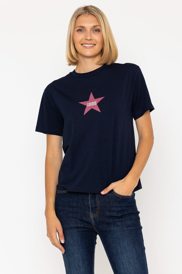 carraig donn 1965 Logo T-Shirt in Navy