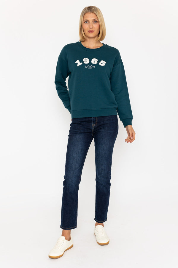 Carraig Donn 1965 Soft Touch Sweatshirt In Teal