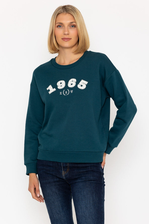 carraig donn 1965 Soft Touch Sweatshirt in Teal