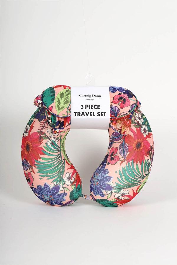 carraig donn 3 Piece Travel Set in Pink