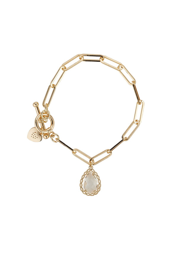 carraig donn Adeline Clear Crystal Bracelet