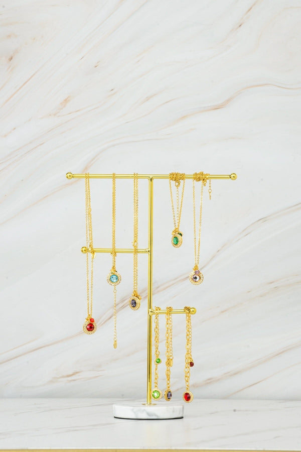 Carraig Donn April Birthstone Charm Bracelet