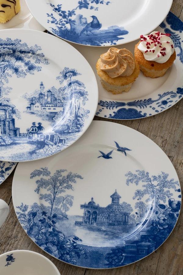 Carraig Donn Archive Blue Tea Plates Set Of 6